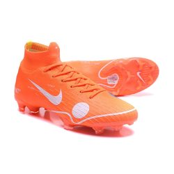 Nike Mercurial Superfly VI Elite FG - Blanco roto Naranja_4.jpg